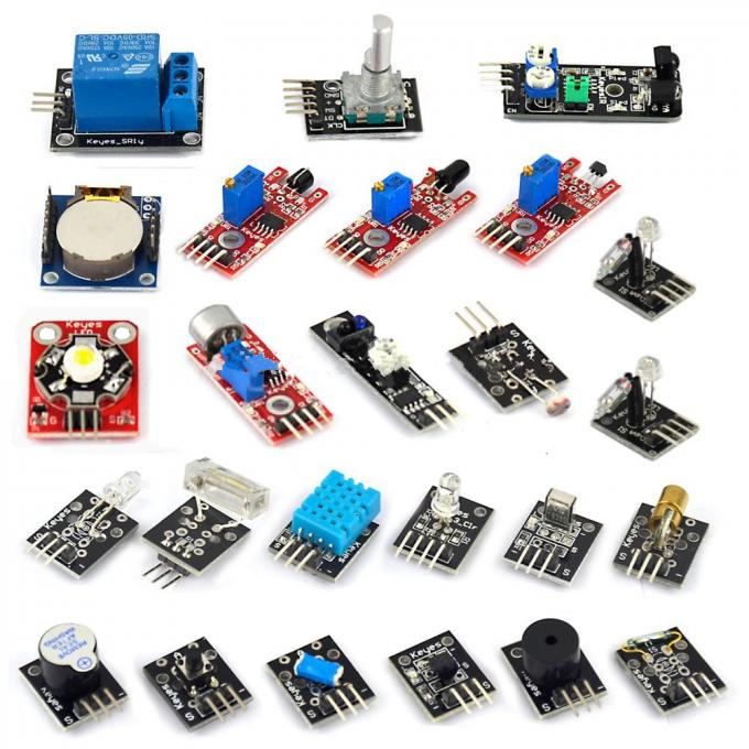 Arduinoのための24のセンサーの始動機のキット、24のモジュール センサーDIYのキット
