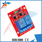 Arduino のための 8cm x 8cm x 5cm の赤板、5V/12V 2 チャネルのリレー モジュール