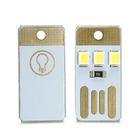USBキャンプのための携帯用夜ライト モジュール0.2ピクセル ピッチ小型Keychain 3 LED