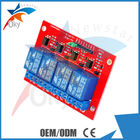 Arduino （赤い板）のための 5V/12V 4 チャネルのリレー モジュール/拡張ボード
