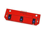 LEDの表示器のファクトリー・アウトレットが付いているArduinoセンサー モジュールCTRT5000を追跡する3つのチャネルの赤い赤外線