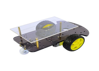 Arduino車のロボット、二輪駆動のスマートな車のキットをたどる2つの層ライン
