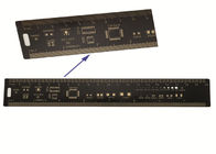 電子部品の表面の台紙の黒色のためのPCB 20CMの定規のはんだ付けする測定用具