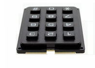 4つx 3つのマトリックスのキーボード12は黒い色をプラスチックとの7 x 5.2 x 0.9cmのサイズ調整します