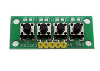 DIYのプロジェクトOKY3530-1のための4つの押しボタンのマトリックスのキーパッド モジュールPCB材料