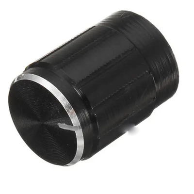 Okystar 15*16mmhの黒の固体アルミニウム電位差計のノブ