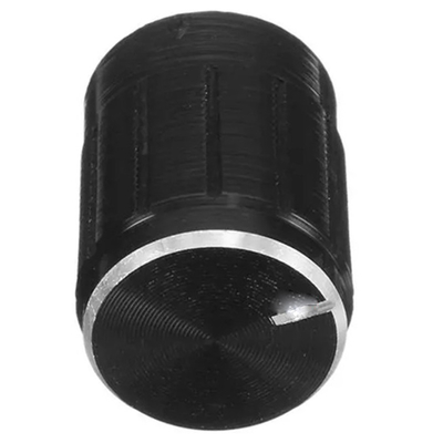 Okystar 15*16mmhの黒の固体アルミニウム電位差計のノブ
