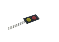 赤くおよび黄色の2つのボタンの小型膜スイッチ パネル20x40MM