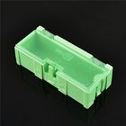耐久の緑SMDの収納箱、プラスチック電子部品箱