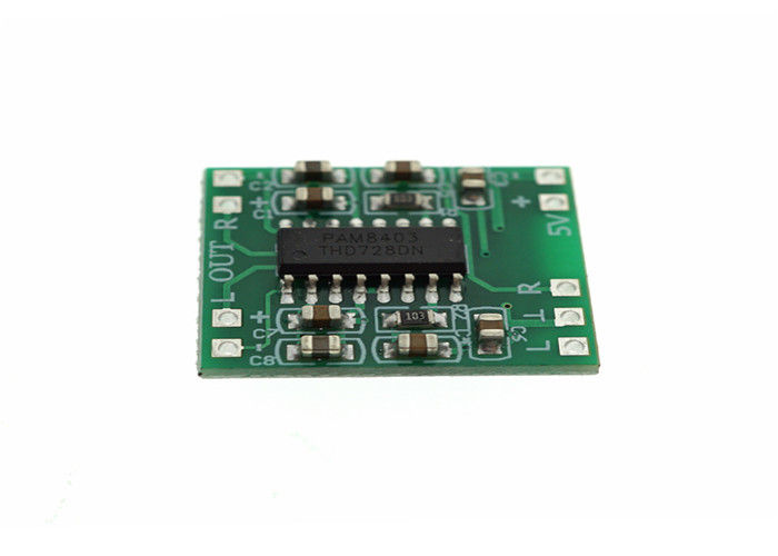 2チャネルのデジタル アンプ板3W出力電力2.5V - 5V電圧安定器